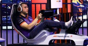 Un siège de F1 virtuelle